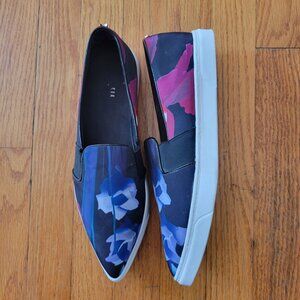 Ted Baker EU41 Floral Pointed Toe Loafers Slip On Shoes UK8 Preppy Comfort